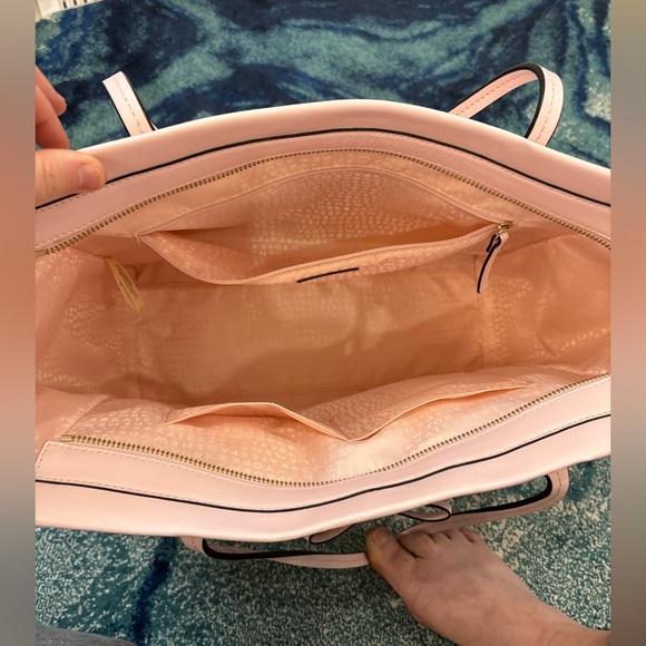 Baby Pink Large Leather Purse with Bow - Kate Spade - Picture 7 of 8